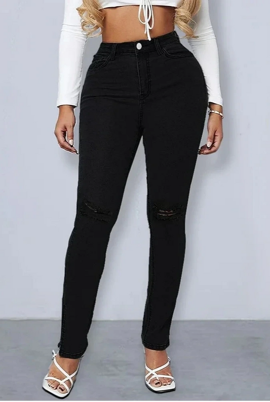 Black Pencil Jeans - Shop with Ameera