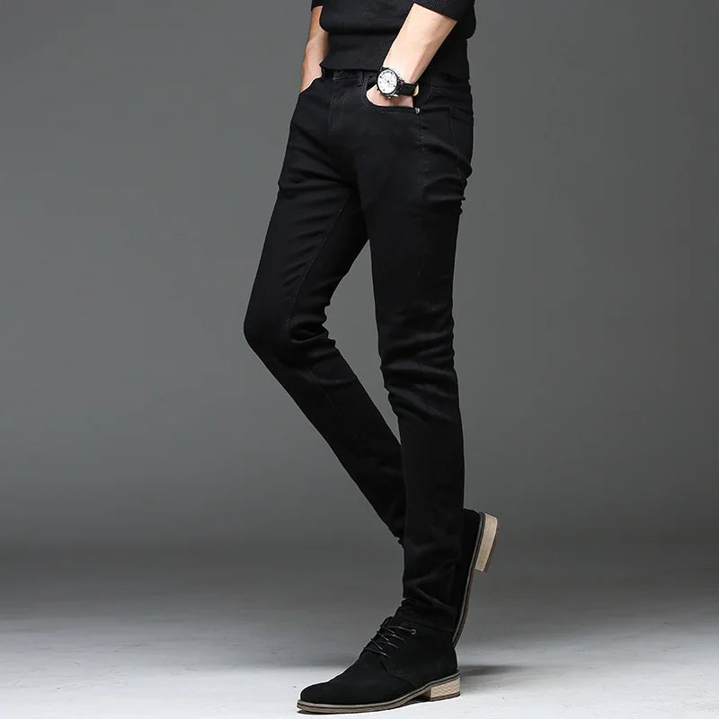 Black Straight Jeans