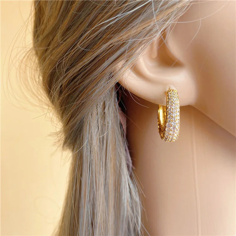 CZ Stone Earrings - Shop with Ameera