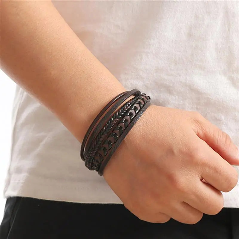 Hand-Woven Men Bracelet - Shop with Ameera