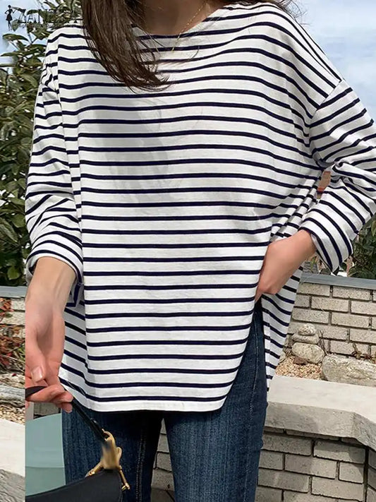 Striped Blouse - Shop with Ameera