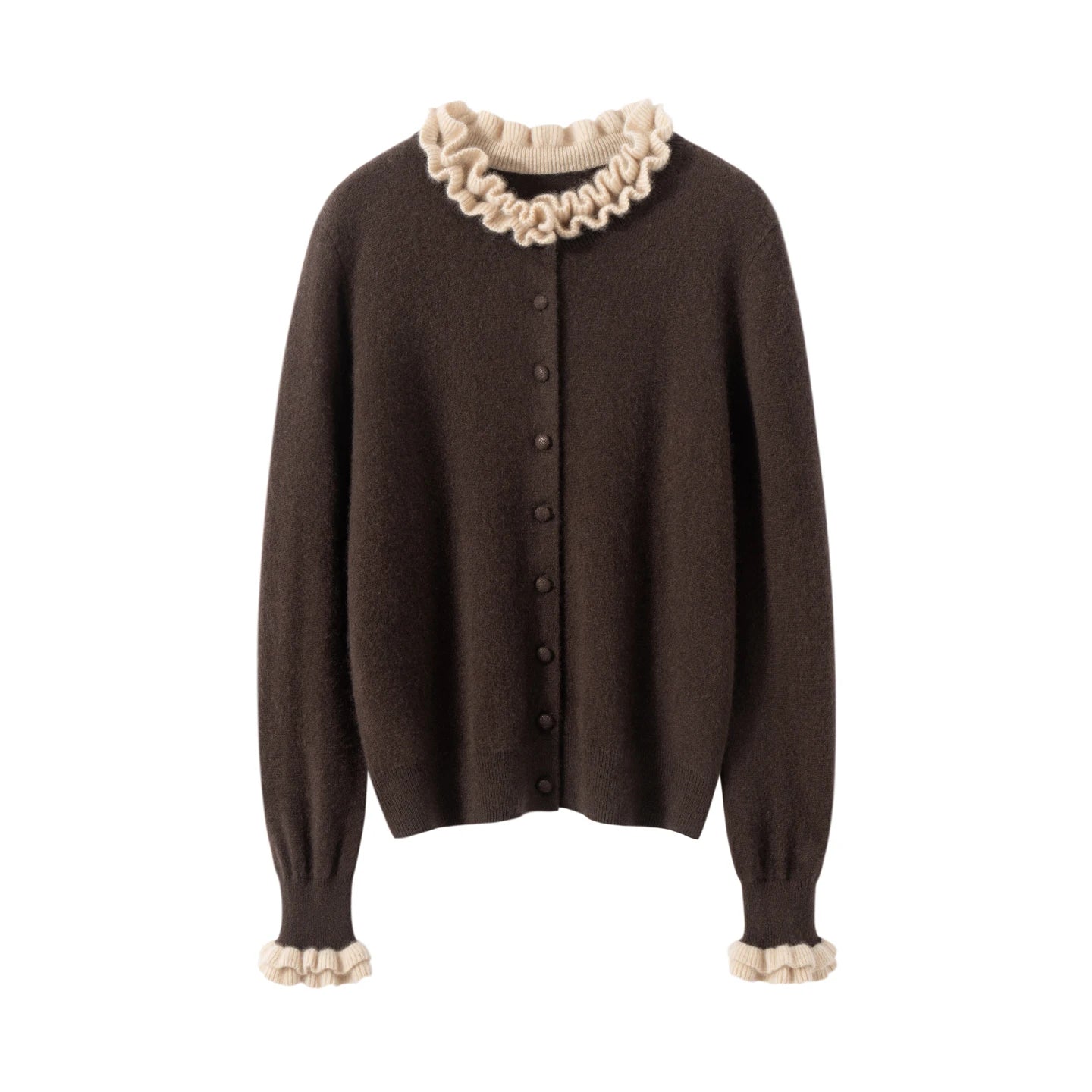 Grey Cashmere Cardigan