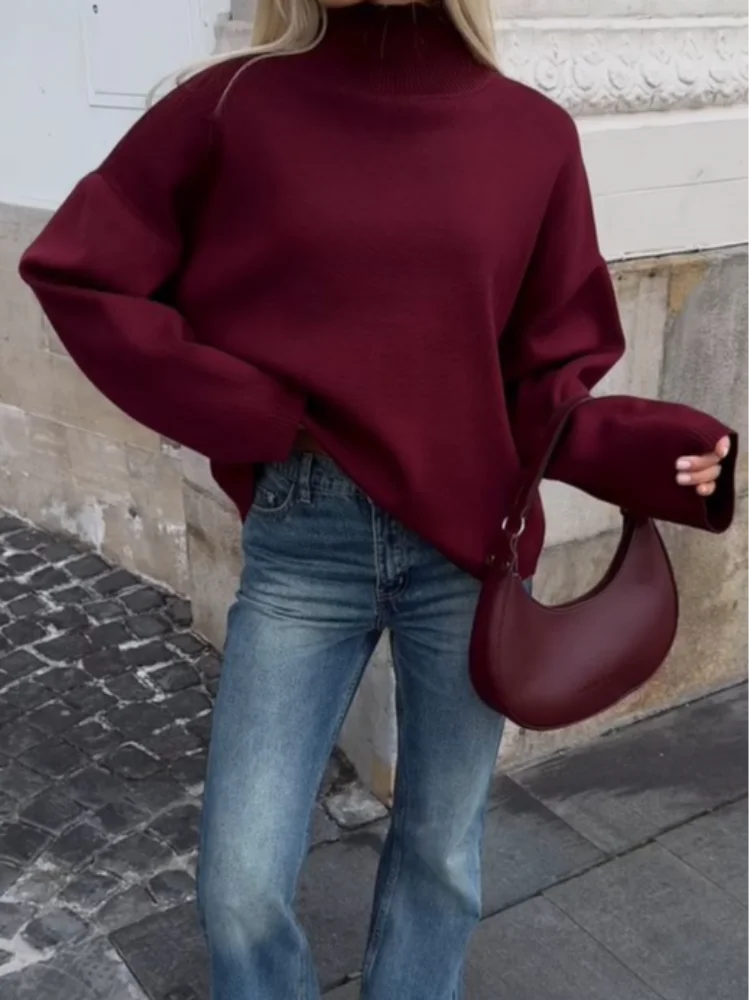 Burgundy Sweater