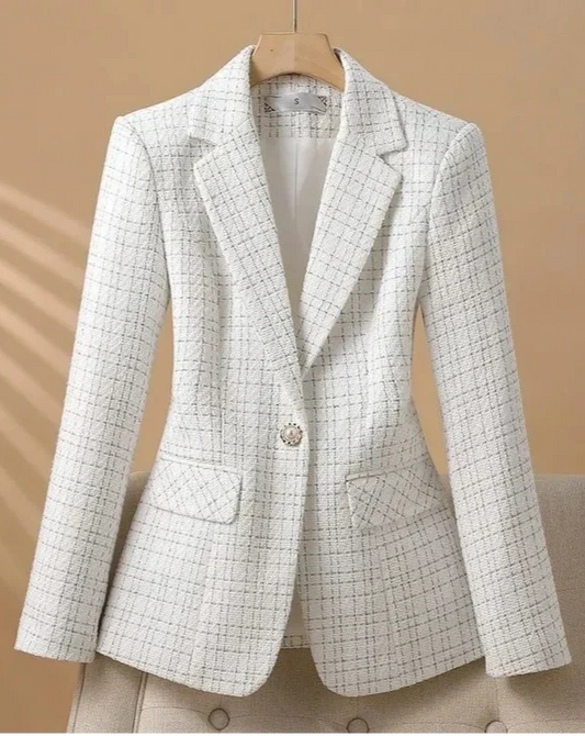 Checkered Blazer - Shop with Ameera