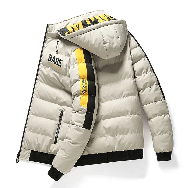 Padded Jacket Double-Sided Removable Cap