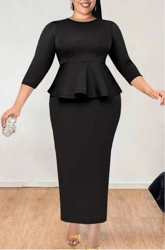 Black Pencil Dress - Shop with Ameera