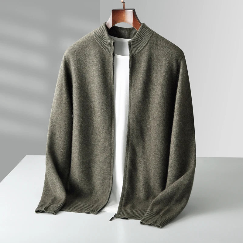 Mock Collar Cardigan - Shop with Ameera
