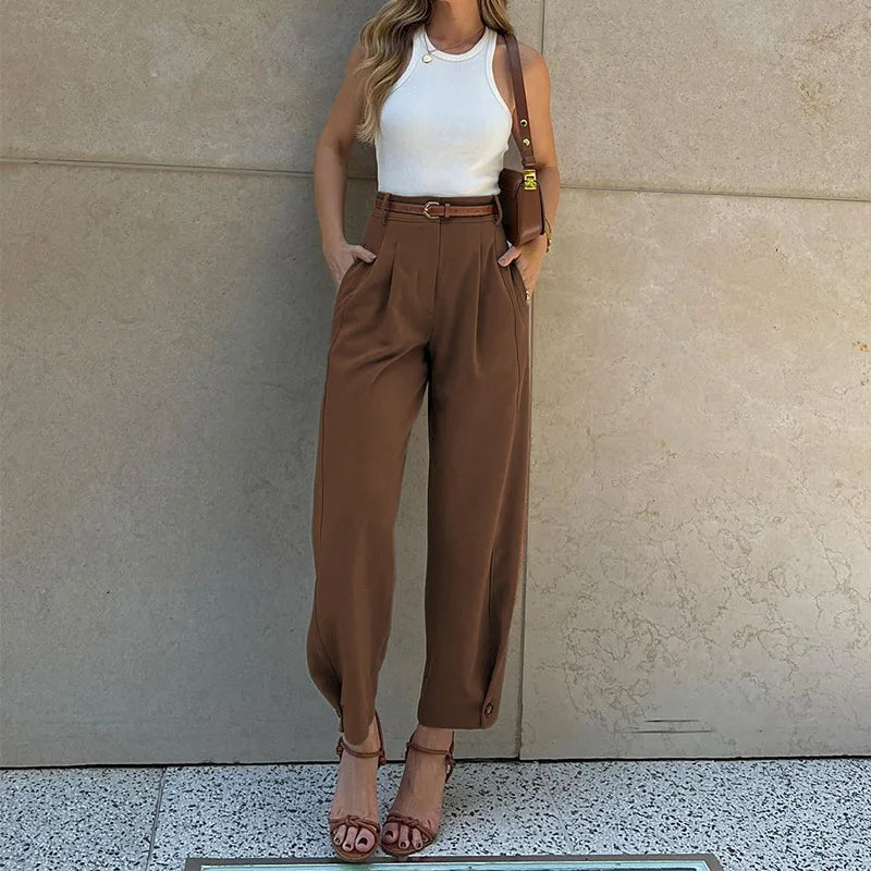 High Waist Trousers - Shop with Ameera