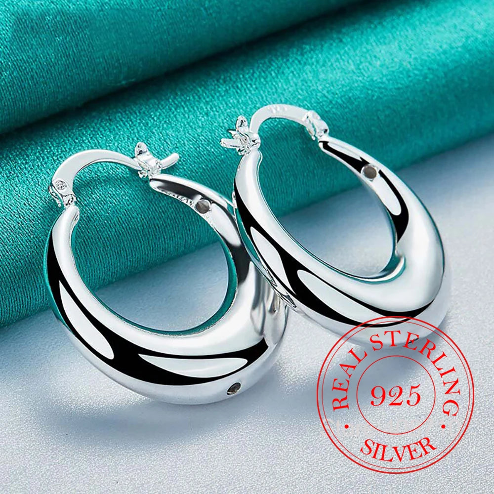 U Shape Hoop Earrings - Shop with Ameera