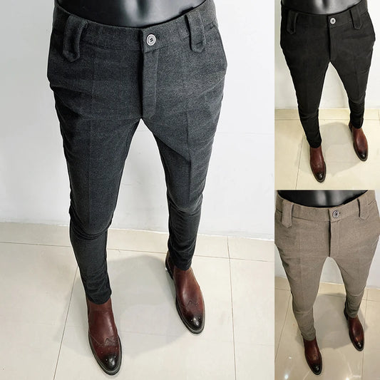 Slim Fit Trousers - Shop with Ameera