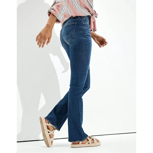 Blue Straight Jeans - Shop with Ameera