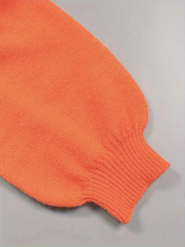 Orange Sweater