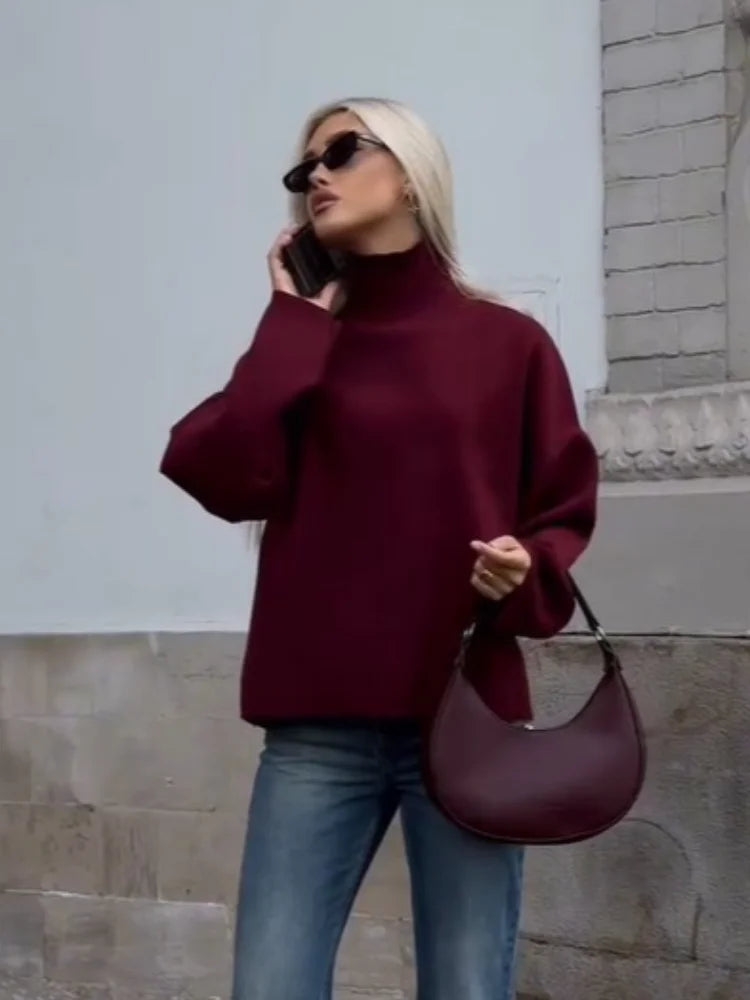 Burgundy Sweater