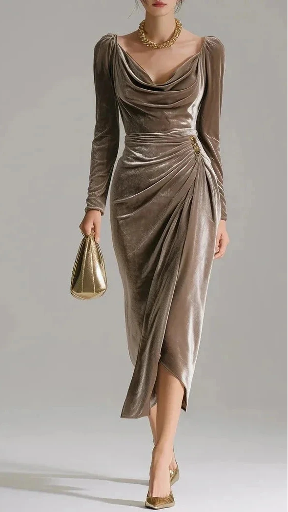 Velvet Bodycon Dress