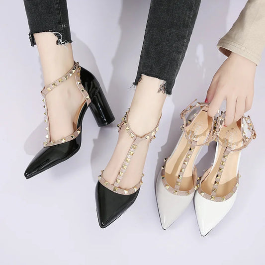 T Strap Pumps