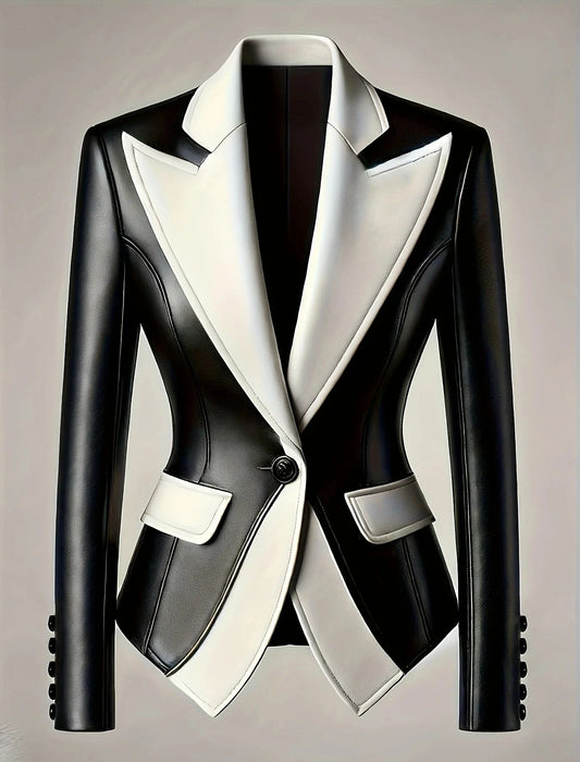 Leather Blazer - Shop with Ameera