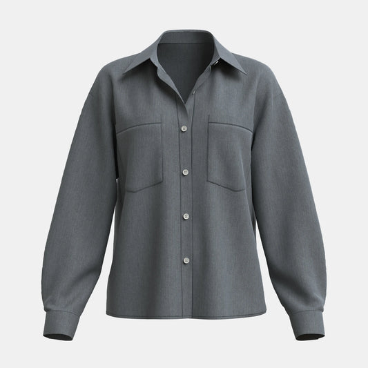 Grey Dress Shirt - Shop with Ameera