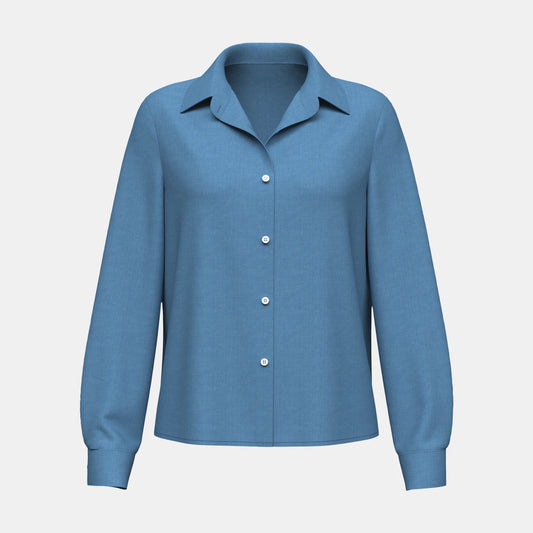 Blue Shirt - Shop with Ameera