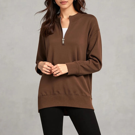 Brown Sweatshirt - Shop with Ameera