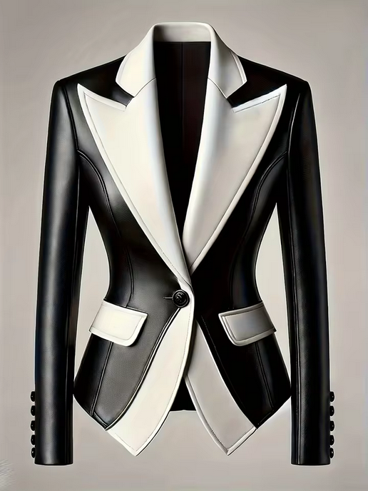 Leather Blazer - Shop with Ameera