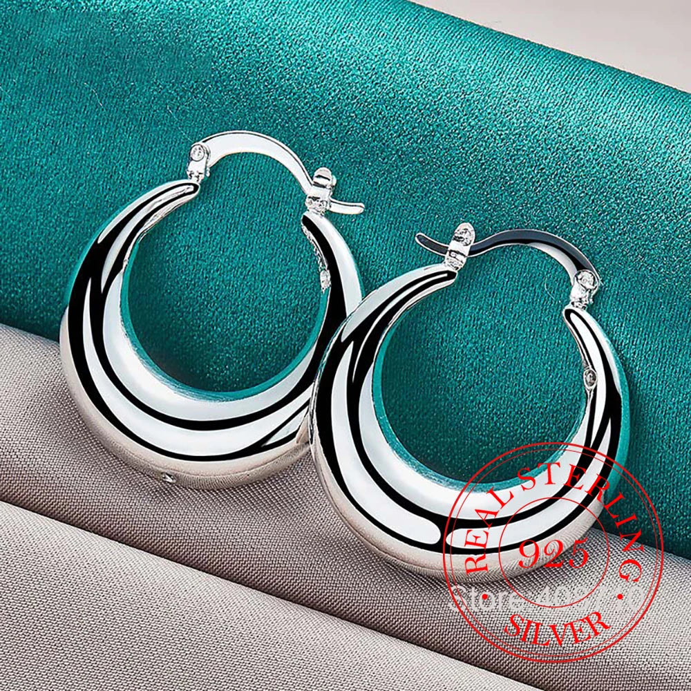 U Shape Hoop Earrings - Shop with Ameera