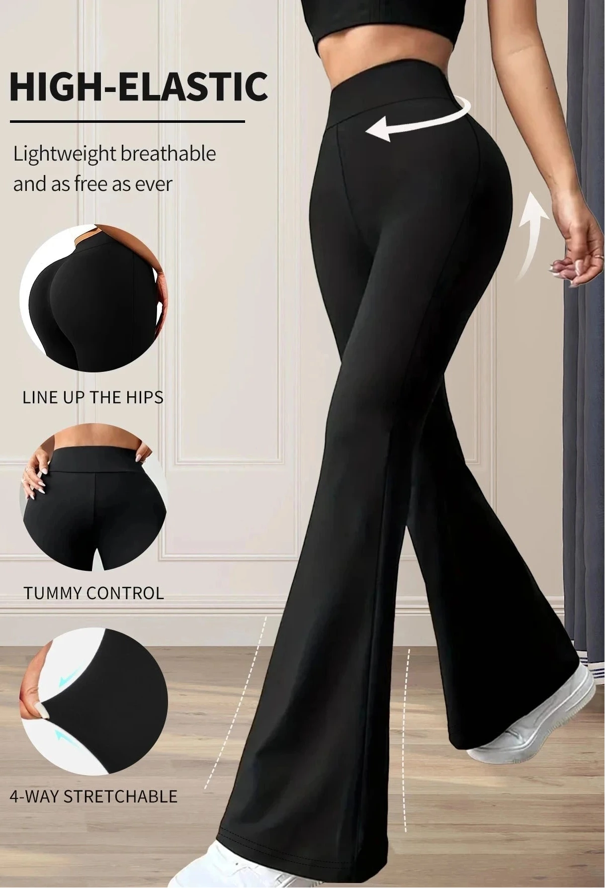 High Waist Black Leggings