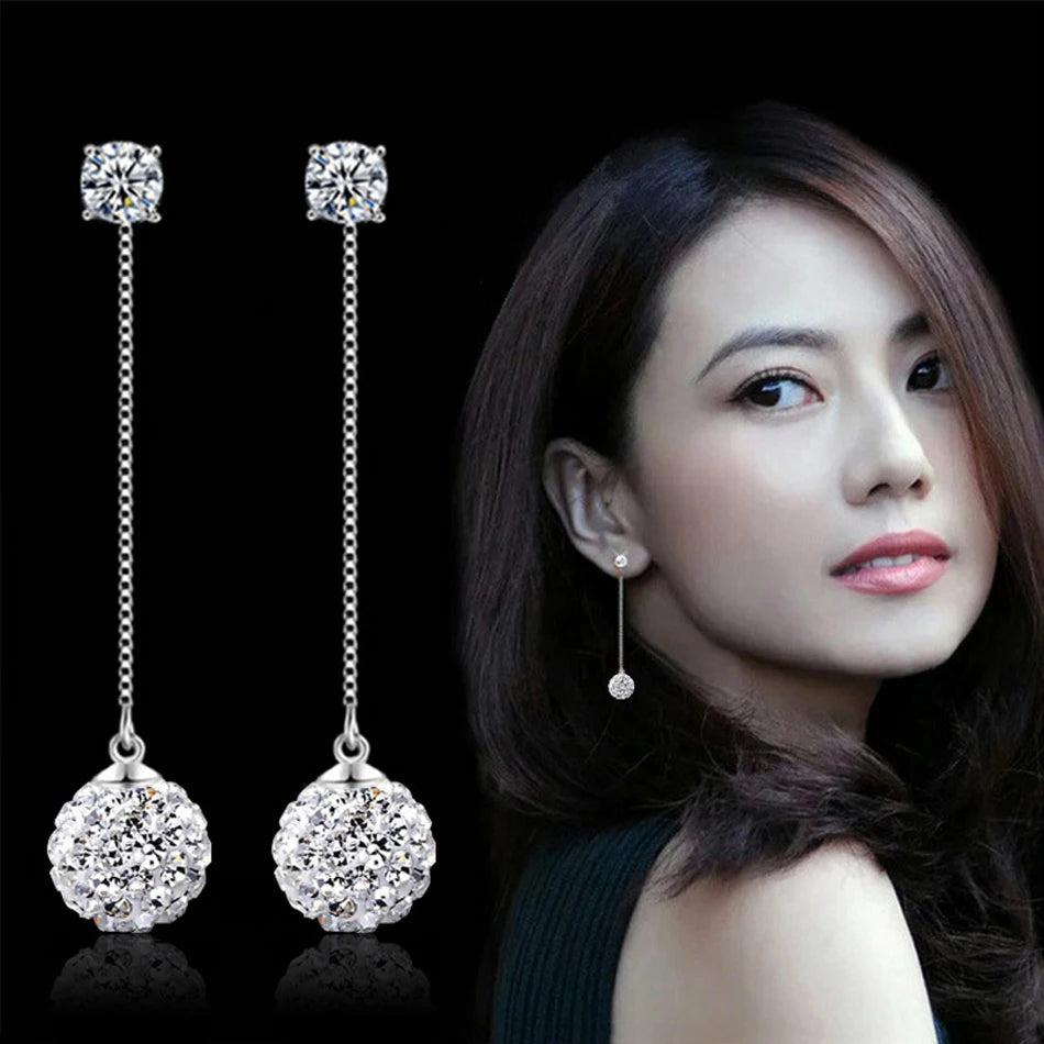 Crystal Drop Earrings - Shop with Ameera