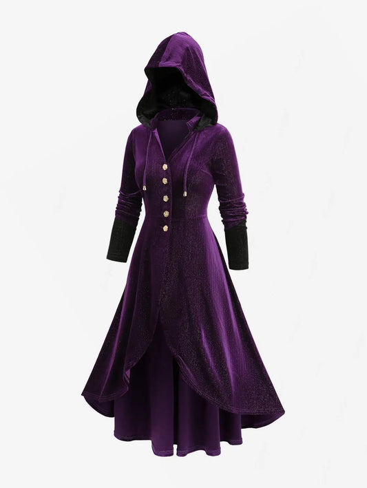 Purple Hoodie Dress
