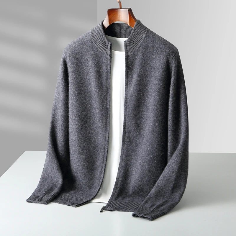 Mock Collar Cardigan - Shop with Ameera