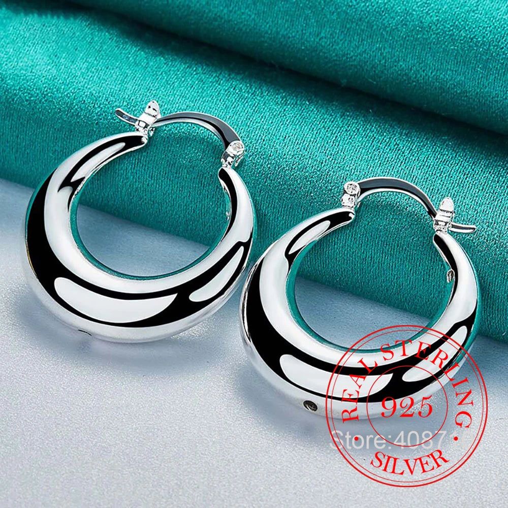 U Shape Hoop Earrings - Shop with Ameera