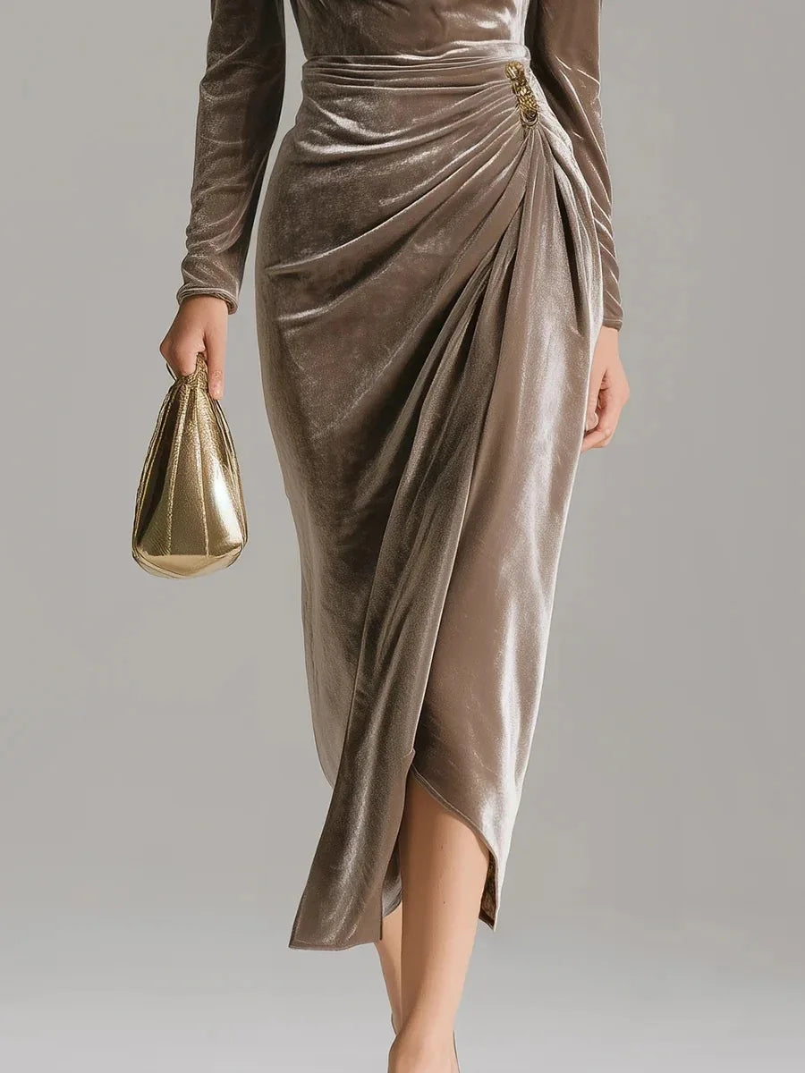 Velvet Bodycon Dress