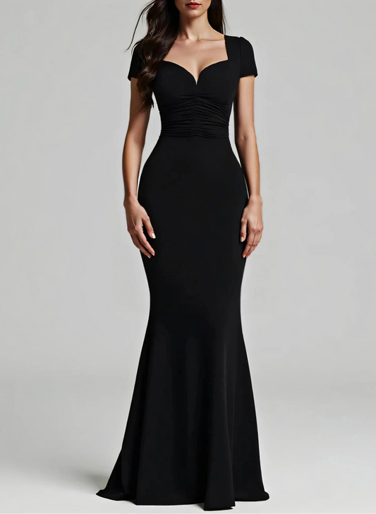 Sweetheart Neck Dress - Shop with Ameera