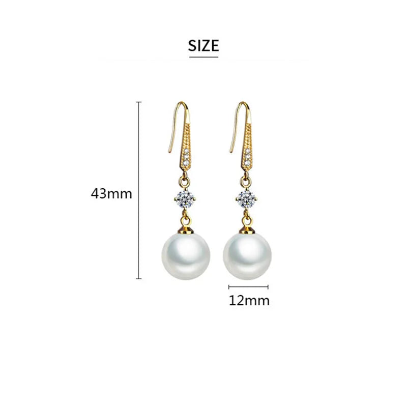 Pearl Drop Earrings - Shop with Ameera