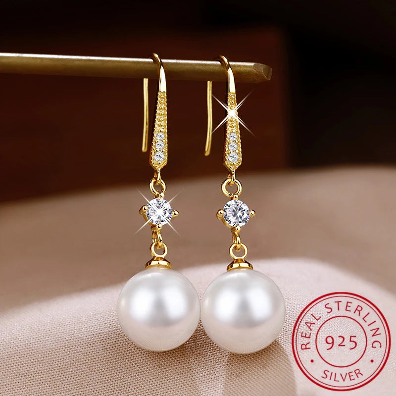 Pearl Drop Earrings - Shop with Ameera