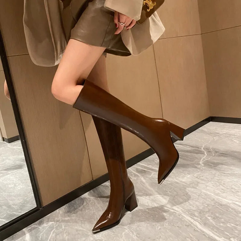 Side Zipper Boots