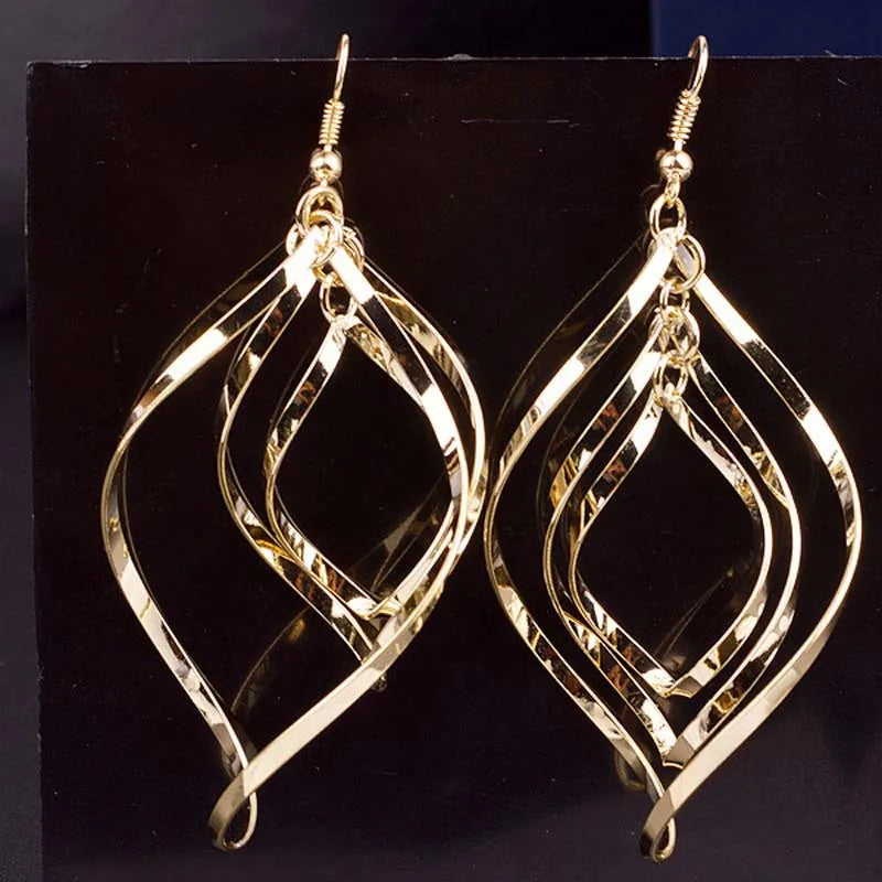 Leaf Drop Earrings - Shop with Ameera