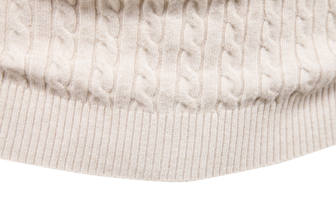 Turtleneck Cable-Knit Sweater - Shop With Ameera