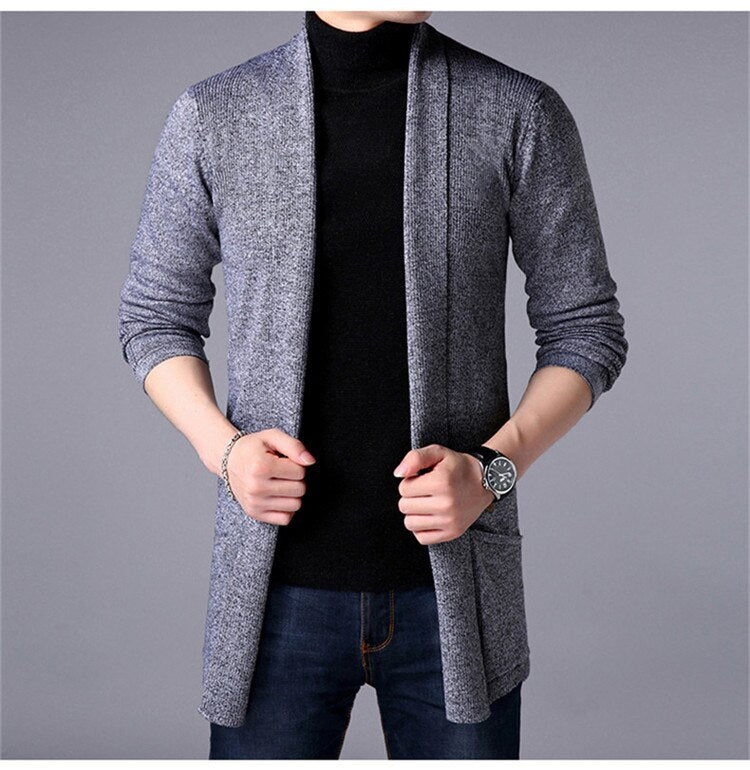 Shawl Neck Open Cardigan - Shop with Ameera