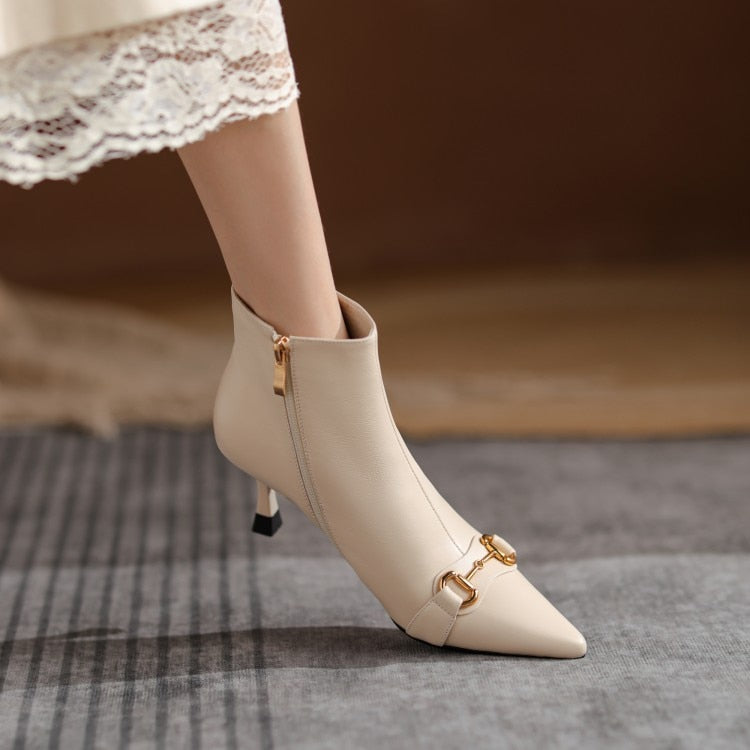 Pointed Toe Bootie - Shop with Ameera