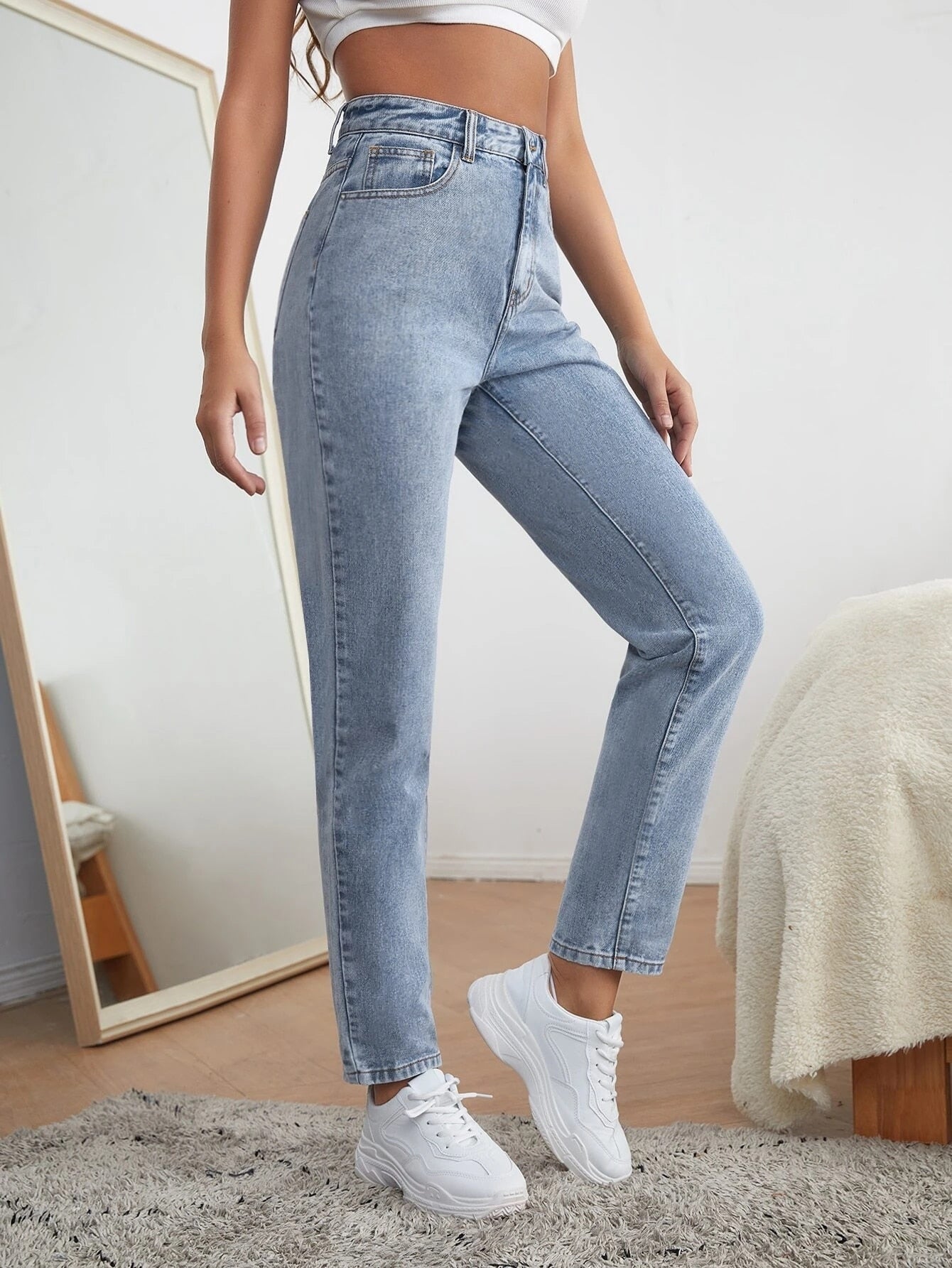 Plus Size Jeans High Waist Jeans