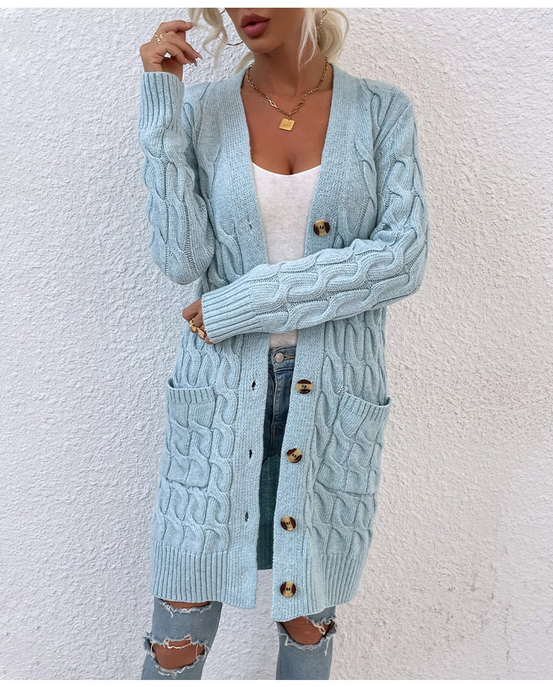 Cable-Knit Cardigan - Shop With Ameera