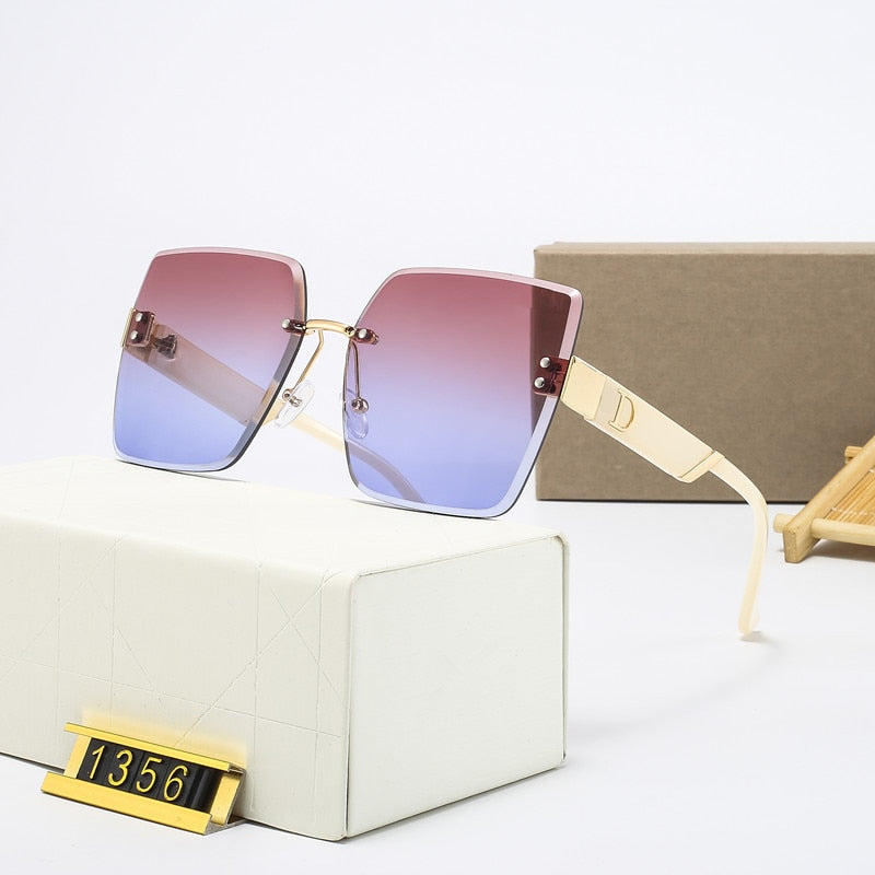 Rimless Square Sunglasses - Shop With Ameera