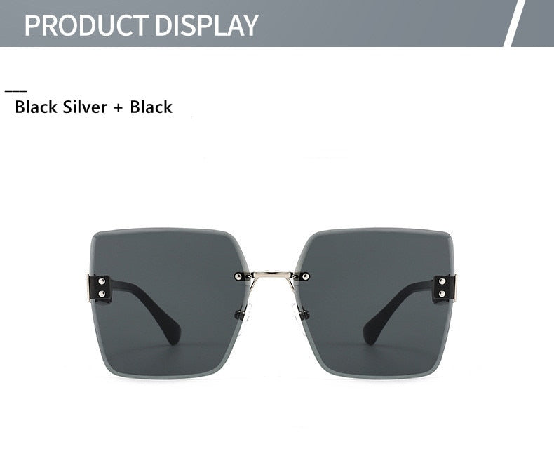 Rimless Square Sunglasses - Shop with Ameera