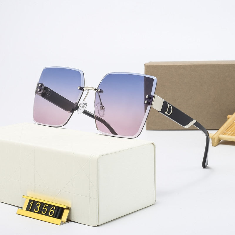 Rimless Square Sunglasses - Shop With Ameera