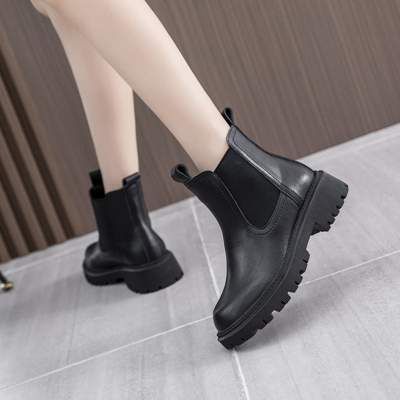 Leather Chelsea Boots - Shop with Ameera