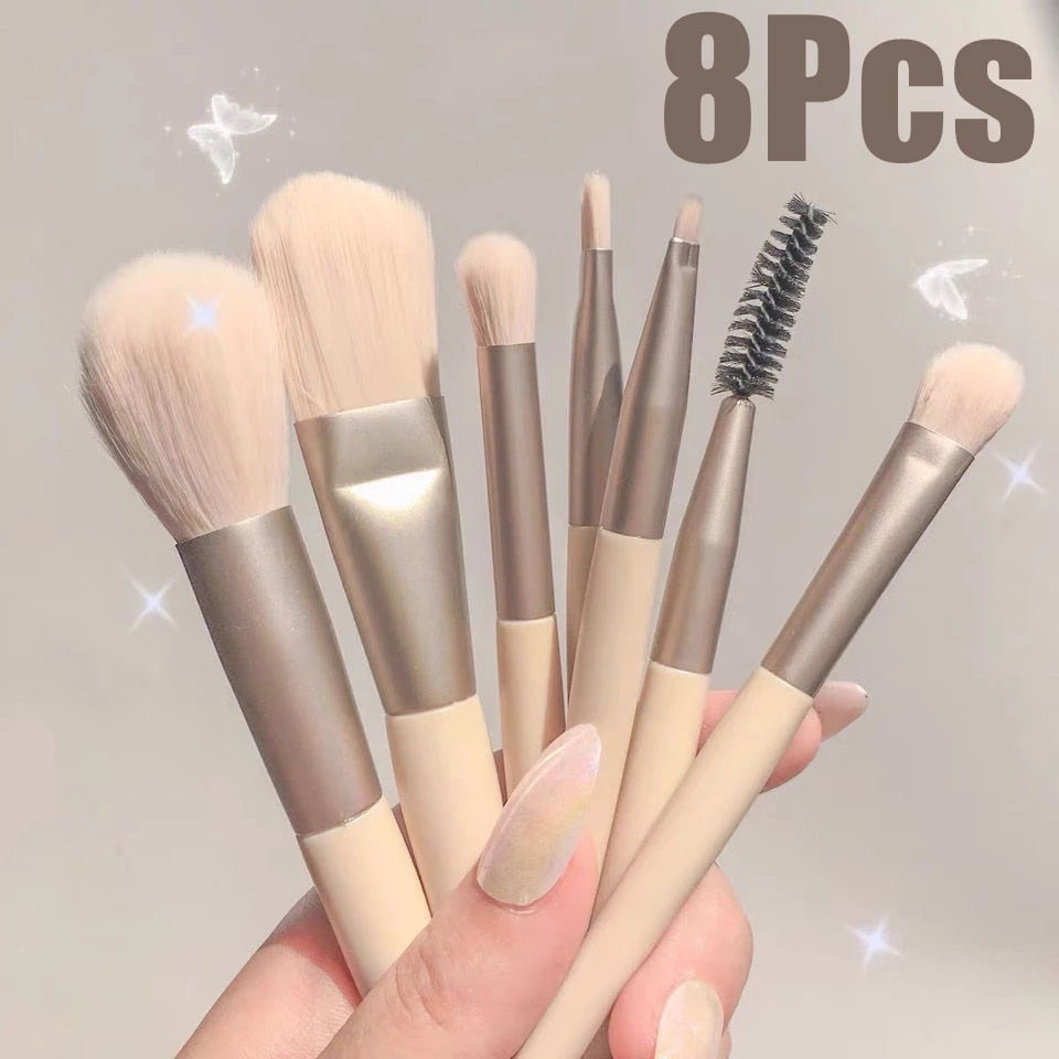 8-Piece Makeup Brush Set - Shop with Ameera