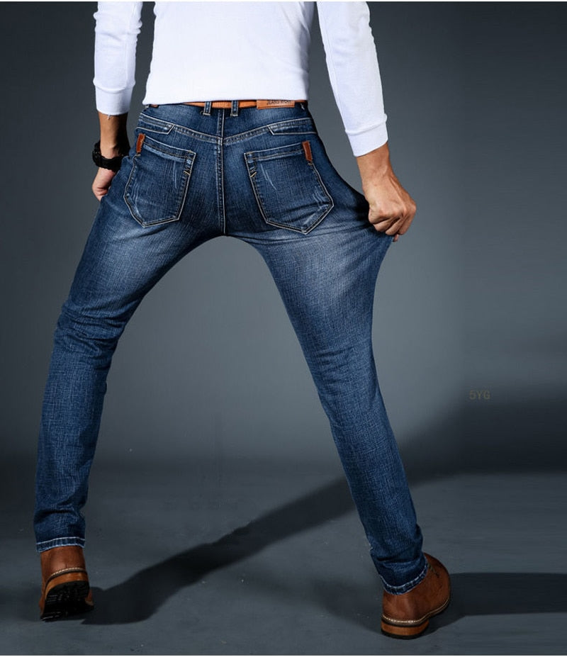 Slim-Fit Stretch-Cotton Jeans - Shop with Ameera