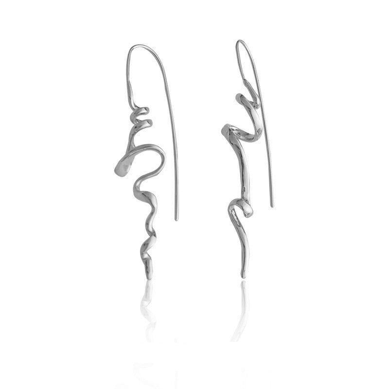 Abstract Three-Dimensional Earrings - Shop with Ameera