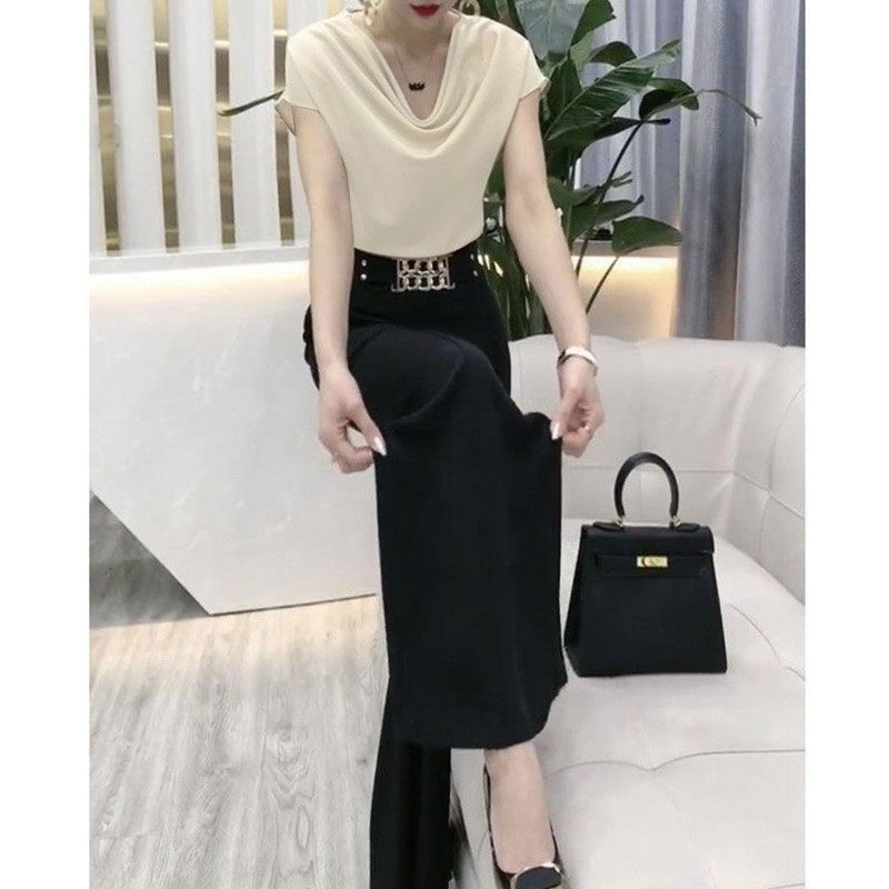 Belted Wide-Leg Pants