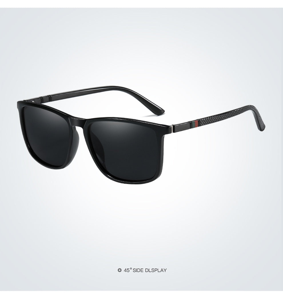 Unisex Polarized Square Sunglasses